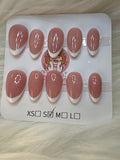 French Tip Almond (Short)