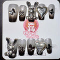 Silver Bunny Love