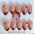 Cherry French Tip