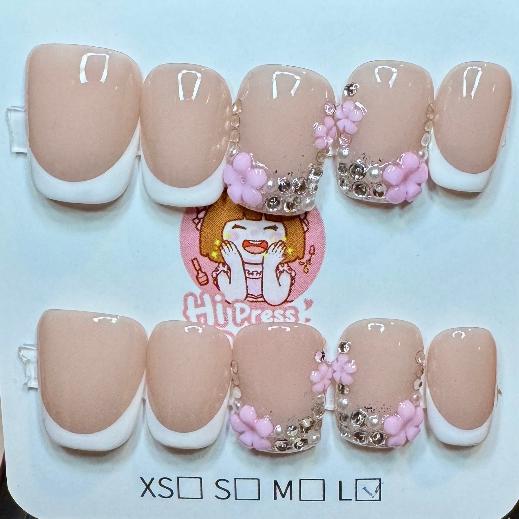 French Tip Floral