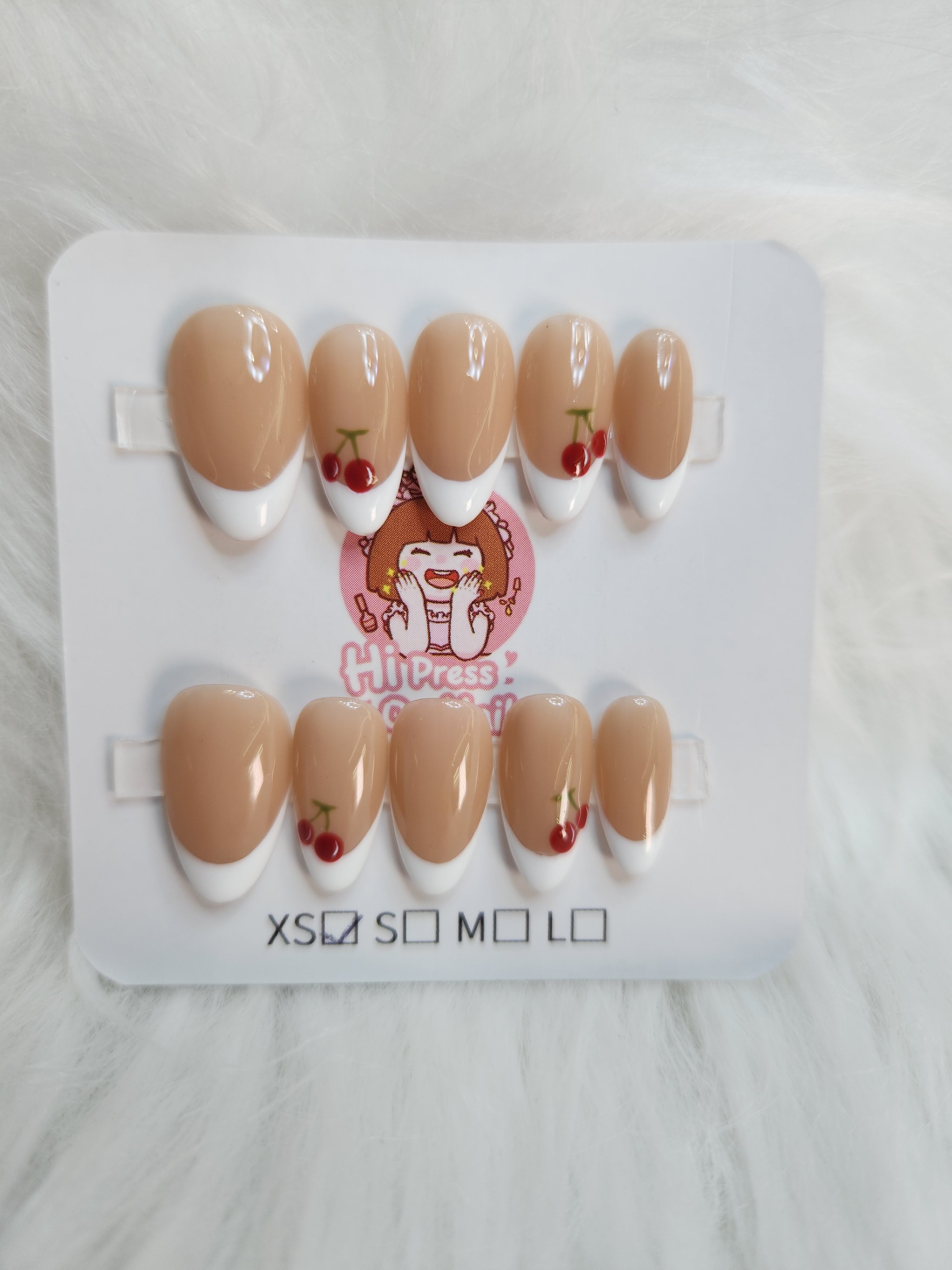 Cherry French Tip
