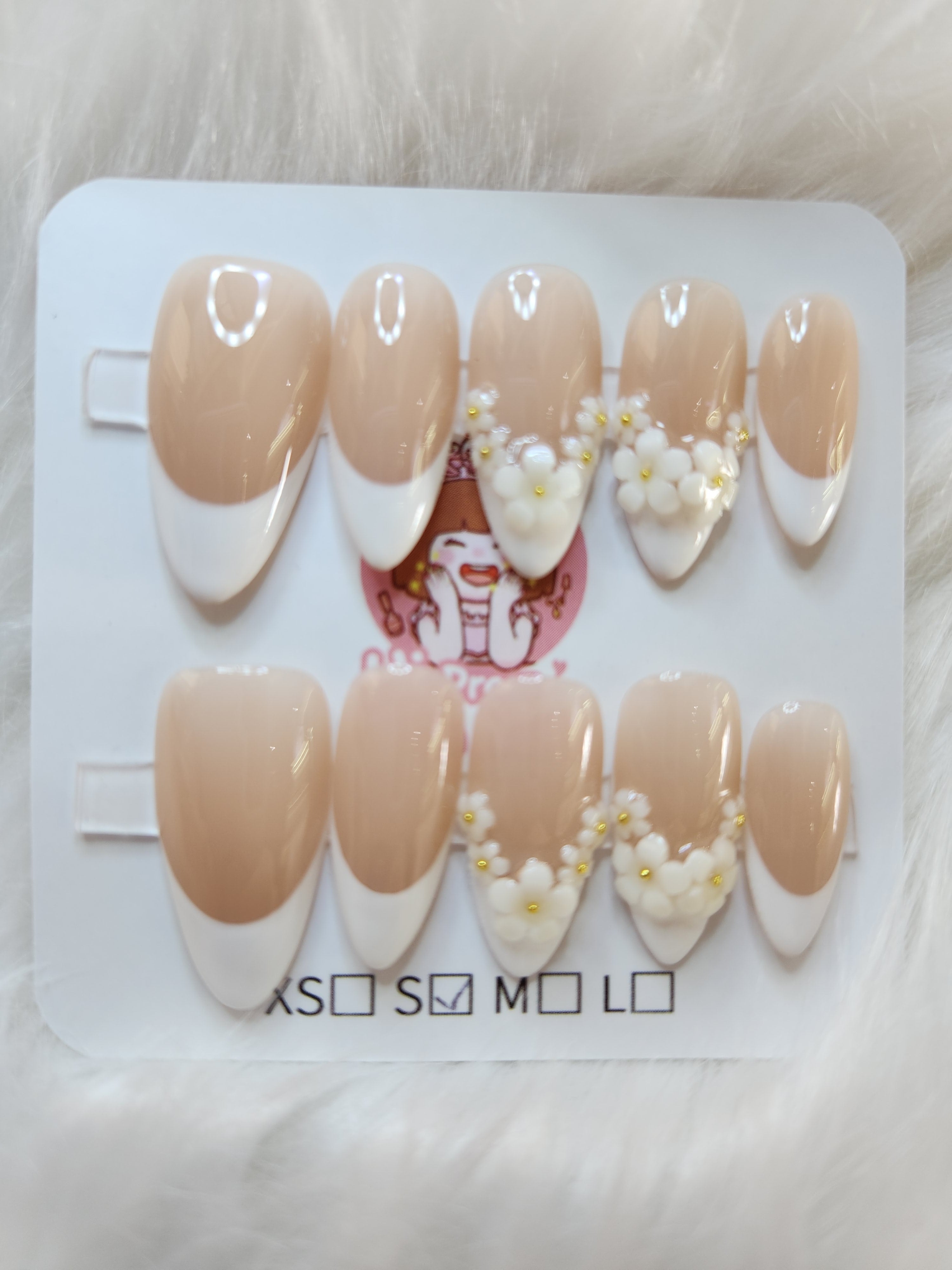 French Tip Floral